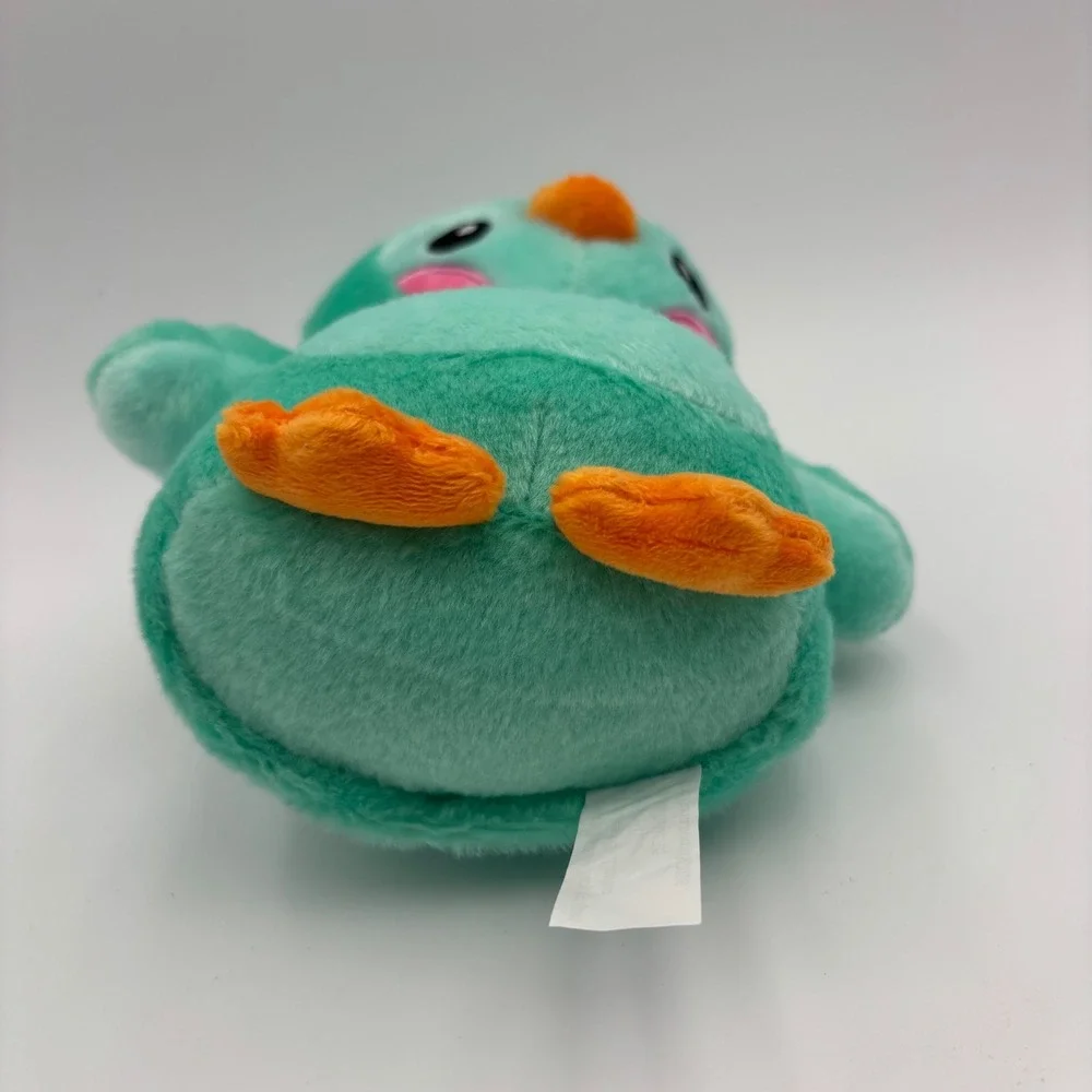 HK‎ Gideatech Glow Baby Penguin Kids Small Teal Excellent Light Up Plush D11-T